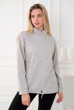 Толстовка женская из футера 2-х нитка Ирма зебра - Амадэль фото 5