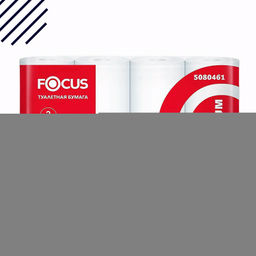 Туалетная бумага ФОКУС PREMIUM 3-х слойное, 15м (8 шт./упак) 5080461