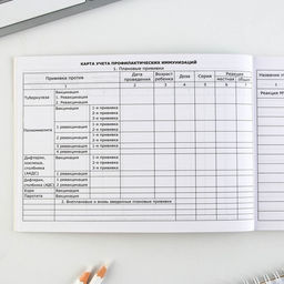 Медицинская карта ребенка Форма №112/у Розовый коллаж, 80 листов - Artfox фото 2