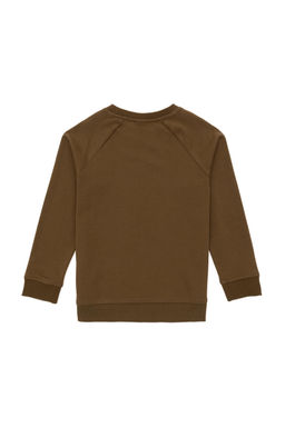 Базовый свитшот с круглым вырезом цвета хаки для мальчиков - U.s. polo assn фото 2