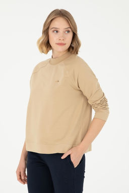 Толстовка женская U.S. Polo Assn. песочная