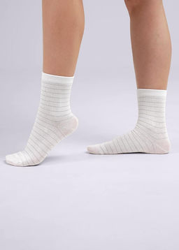 CLE Носки жен.Д299 люрекс хл+эл меланж св.коричневый - Clever wear фото 2