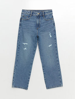 Straight Fit K?z ?ocuk Jean Pantolon