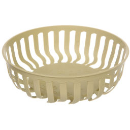 Цена за 3 шт. Сухарница пластиковая "SEGRETO" 26*8см оливковая