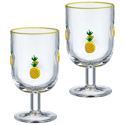Набор бокалов для вина "Fruity pineapple" из 2 шт. 350 мл 685-137 685-137 /АРТИ-М/