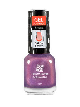 Brigitte Bottier лак для ногтей GEL FORMULA тон 97 темно-сиреневый с золотистым шиммером 12мл