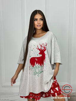 Пижама женская с оленем