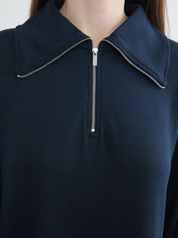 Polo Yaka Sweat Elbise