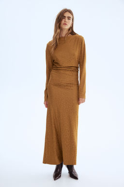 Vestido midi drapeado - H&m фото 7
