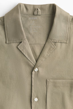 Camisa en mezcla de lino Easy Care Regular Fit - H&m фото 9