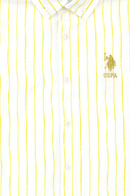 Рубашка с длинным рукавом фисташкового цвета для мальчика - U.s. polo assn фото 4