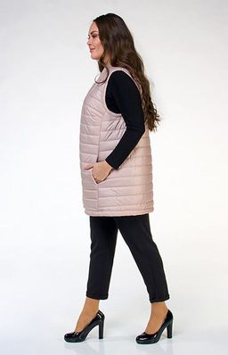 Удлиненный стеганый жилет на подкладке - Ckc collections фото 5