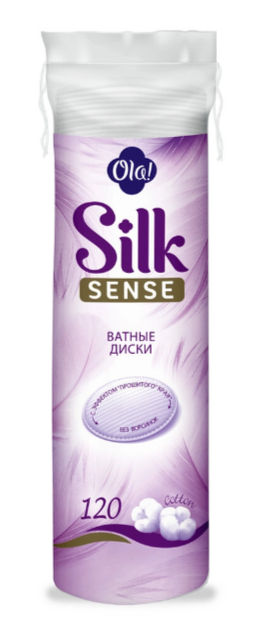 OLA!ватные диски (120шт) SILK SENSE
