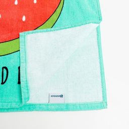 Полотенце-пончо детское махровое Крошка Я Зайчики 60х120см, 100% хлопок, 300гр/м2  фото 10