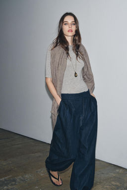 THREE-QUARTER SLEEVE T-SHIRT - Zara фото 3