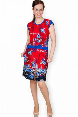 Халат женский на молнии (200-5)