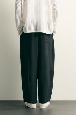 PANTAL?N FLUIDO BALLOON FIT / Negro - Zara фото 3