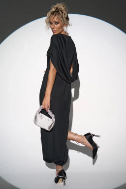 Платье Грация (черный) - Эльза фото 12