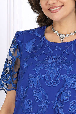 Платье Ninele 7474 васильковый фото 6