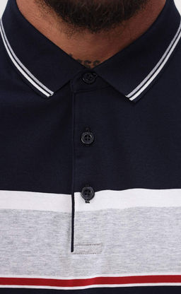 Поло муж. F511-07-825 blue - Fine joyce фото 4