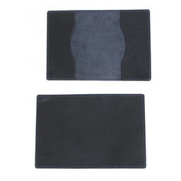 Обложка для паспорта Croco-П-1100 натуральная кожа синий пулл-ап (85) 263959