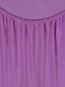 Простыня на резинке Махра - Сирень 90х200х20