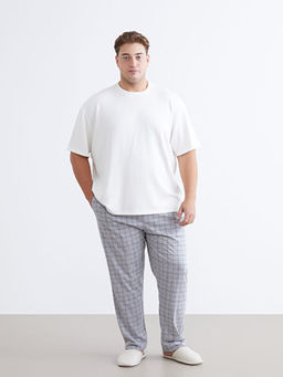 Standart Kal?p Ekose Erkek Pijama Alt