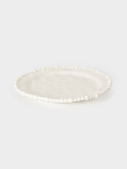 Тарелка «Облако», d=21 см, керамика, молочная