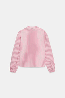 STRIPED SHIRT WITH RUFFLES - Zara фото 15