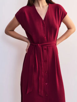 Платье миди с треугольным вырезом ZR2605012921-91 / Zarina