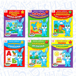 Обучающие книги Полный годовой курс. Серия от 2 до 3 лет, 6 книг по 16 стр., в папке - Буква-ленд фото 9
