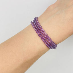 Украшение- трансформер (колье/браслет) из Аметиста от 16 см