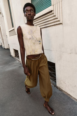 TOP PUNTO LENTEJUELAS / Multicolor