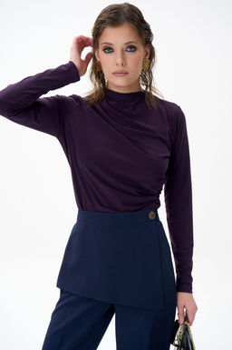Лонгслив Нора (фиолетовый) - Эльза фото 7