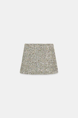 SHORT SEQUIN SKIRT