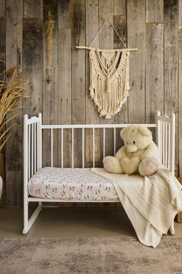 Простынь на резинке детская 120*60 для новорожденных