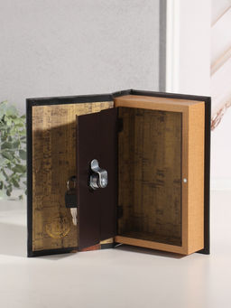 Шкатулка книга - сейф «Деньги России», дерево, искусственная кожа, тиснение, 21×13×5 см