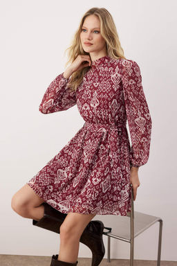 TRENDYOLMILLA Siyah Etnik Dokuma K?sl?k Elbise TWOAW24EL00665  фото 12