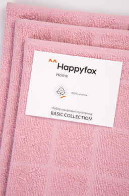 Набор махровых полотенец 3 шт Happy Fox Home