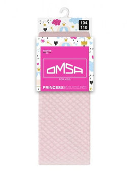 OMSA kids Collant 12A02-3 с ажур рис без пятки - rosa  фото 3