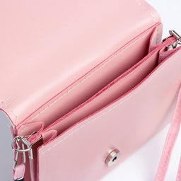 Сумка детская Зайка, на клапане, цвет голубой/розовый, 15х4х12 см - NAZAMOK KIDS фото 4