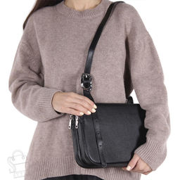 Сумка женская кожаная 3618VG black Vitelli Grassi  в Новосибирске