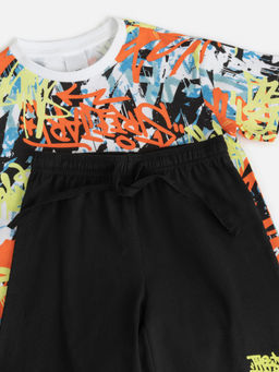 ACOOLA / Набор детский для мальчиков ((1)футболка и (2)шорты) Kabi разноцветный  фото 5