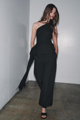 ZW COLLECTION ASYMMETRIC TOP WITH TIE - Zara фото 4