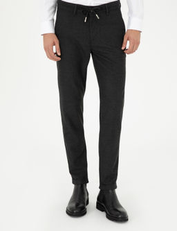 Antrasit Slim Fit Kanvas Pantolon - Pierre cardin фото 2