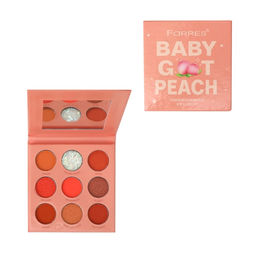 FARRES /HB210-01/ Тени д/век 9 цветов "Baby Got Peach". 12