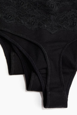 Pack de 3 bragas Thong de algodon - H&m фото 8