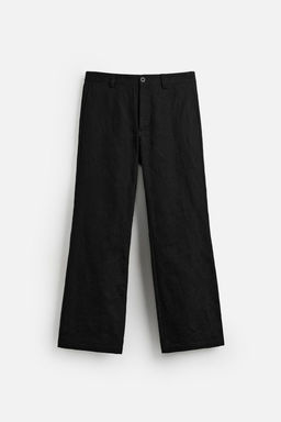 FLORAL EMBROIDERY TROUSERS - Zara фото 7