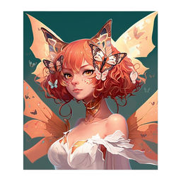 Тетрадь 48 листов в клетку Calligrata Аниме с бабочками, обложка мелованный картон, ТВИН-лак, выборочный УФ-лак, блок офсет МИКС  фото 3