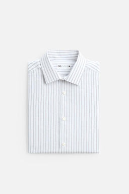 TEXTURED STRIPE SHIRT - Zara фото 9